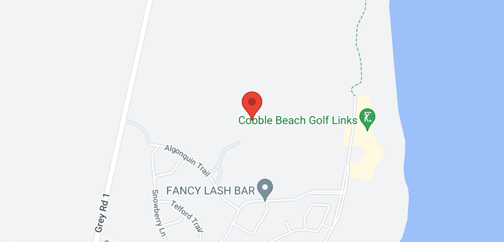 map of 130 COBBLE BEACH DRIVE